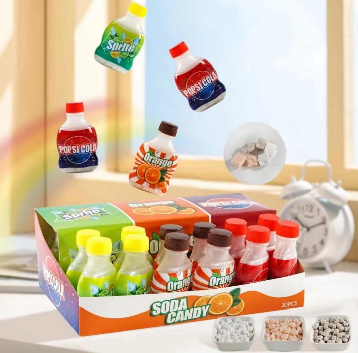 Soda Water Bottle Compressed Tablet Candy