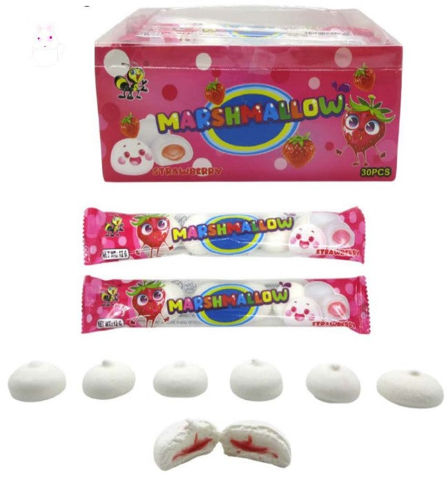 Halal Sugar Coated Cotton Candy Colorful Crispy Fruit Flavor Marshmallow Heart Shape Delicious Crispy Marshmallow