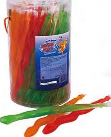 Halal Snake Shape Mix Fruit Flavor Jelly in Jar