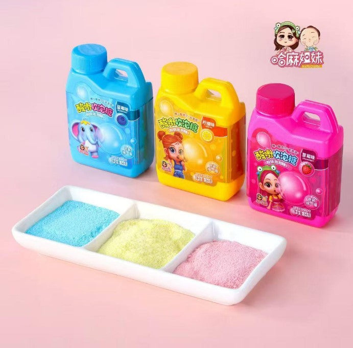 Sour Chewing Gum Box Set Assorted Flavors Fun Container Themed Sweet Treats for Kids Snacking and Party Favors