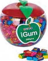 Halal Fruit Flavor VC apple Jar Tattoo Bubble Chewing Gum
