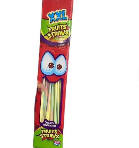 5 Colors Sour Powder Long Stick Fruit Powder Candy