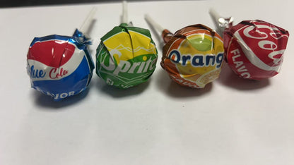 Fruit Medley Soda Lollipop in Jar