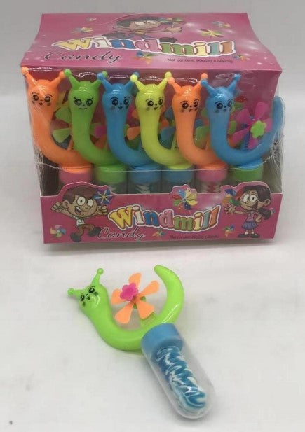 HAPPYDAY FAN SNAIL MINI TOY NIPPLE CANDY FRUIT FLAVOR MULTI COLOR
