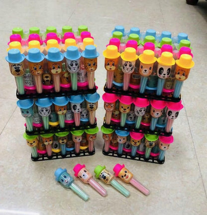 Hot Selling Wholesale Cartoon Bottle Colorful Sweet Fruit Flavor Hard Candy Toy