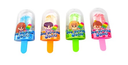 OEM Order Sweet Fruit Flavor Nipple Hard Candy Stick Colorful Ice Cream Shape Small Swirl Toy Lollipop