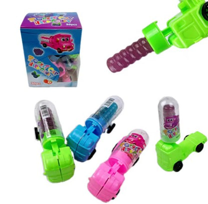China Toy Candy Manufacturer Plastic Cars Packaging Multi-Colored Sweet Hard Candy
