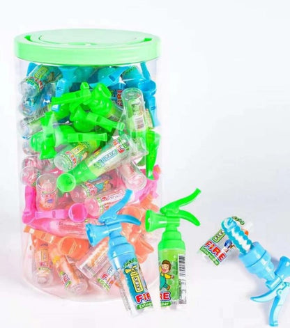 Hot Selling Wholesale Fire Extinguisher Shape Fruit Flavor Lollipop Hard Candy