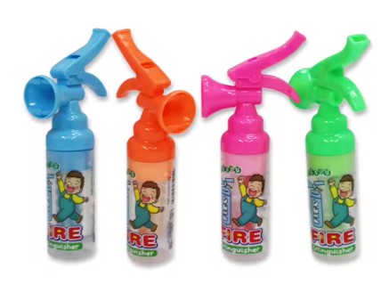 Hot Selling Wholesale Fire Extinguisher Shape Fruit Flavor Lollipop Hard Candy
