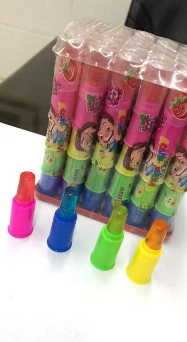 Cute Fruit Colorful Finger Stick Hard Candy