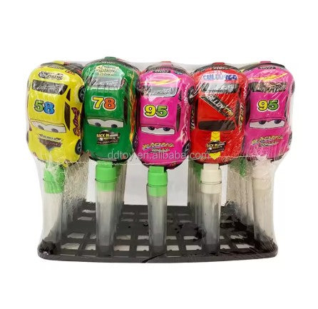 Hot-Selling PVC Car Toy With Candy Tube Which Can Filled 2g Sweet Candy