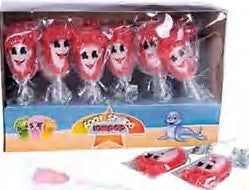 Wholesale Fruit Flavor Sweets Cute Feet Foot Shape Pink Hard Candy Lollipop for Kids