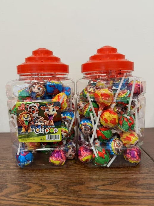 Hot Selling Fruit Flavor Low Sugar Delicious Colorful Hard Lollipop Sweet Candy for Party and Daily Snack