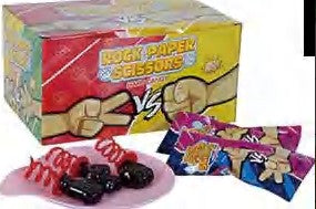 TNCI Fruity Novelty Gummy Candy Colorful Rock Paper Scissor Display Individual Packets High-quality Kids' Snack Party Play