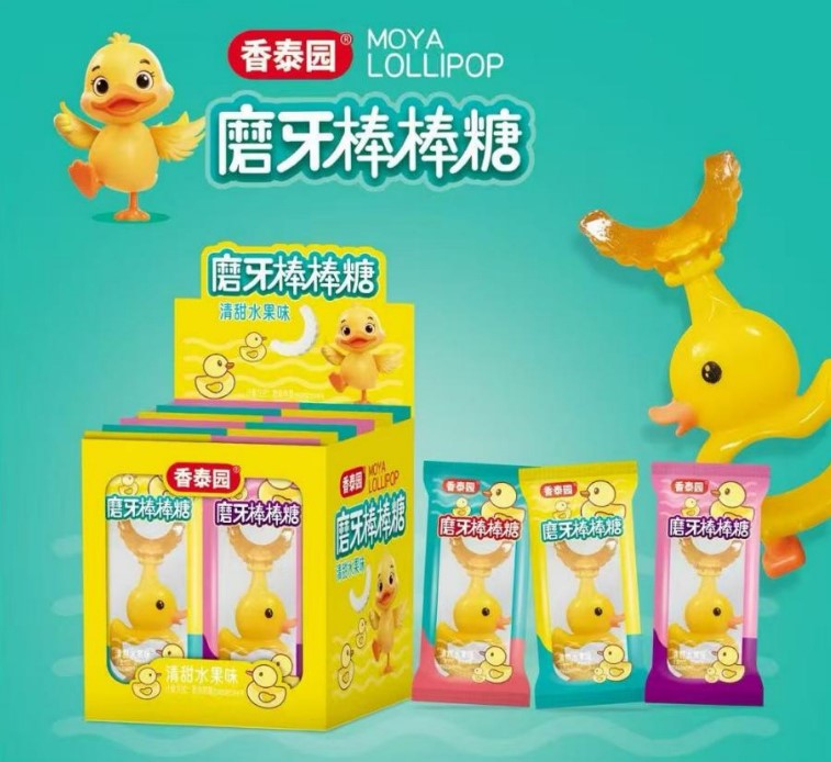 Mixed Fruit Flavor Sugar-free Soft Chewy Lollipop Candy Non-Sticky Jelly Lollipop Probiotics Yogurt Flavor for Children