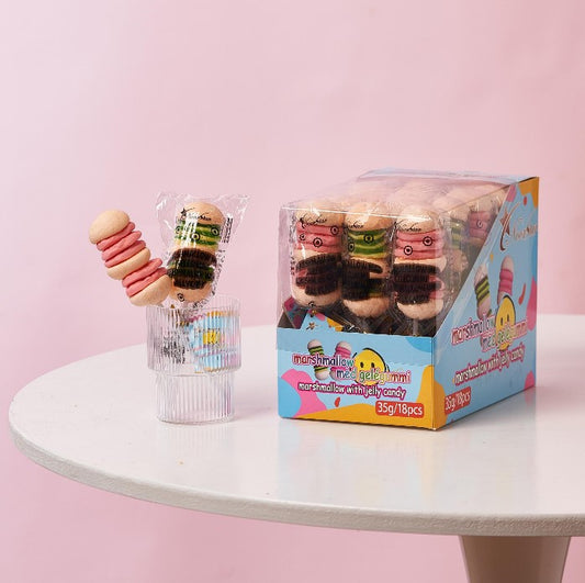 Burger Marshmallow Lolly Pop Candy Hamburg Marsh Lollipop