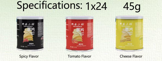 OEM Wholesale Exotic Fried Sweet Potato Chips Canned Snacks 25~50g Chinese Snacks