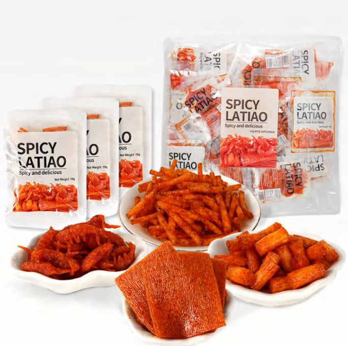 Hot-selling Chinese Spicy Strip Food Snacks Casual and Delicious Birthday Snacks