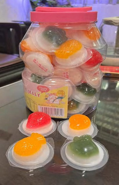 Hot Selling High Quality Fruity Double Layer Jelly Pudding Candy in Bottle for Children's Snacks