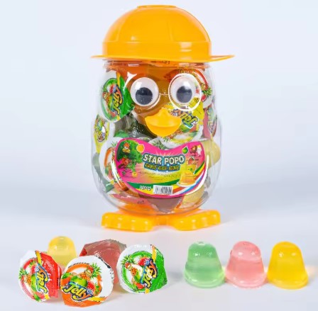 Hot Sale Sweet Cup Shape Mini Jelly Fruit Candy