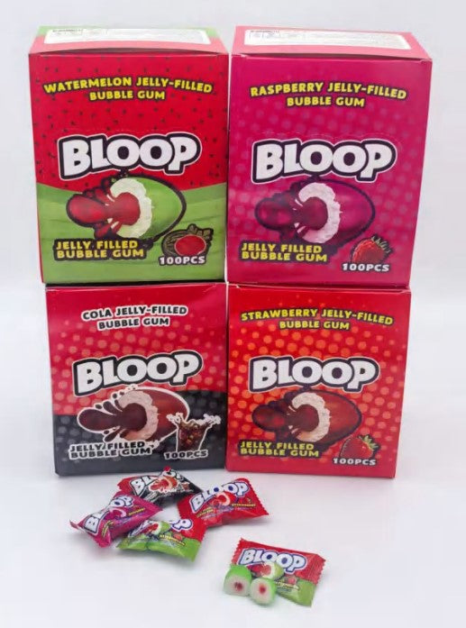 Custom Private Brand Gum Jelly Filled Bubble Gum Candy Chewing Gum with Lots Flavors