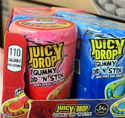 Juicy Drop Gummy Dip 'N' Stix — Wholesale | Halal | 2 Flavours