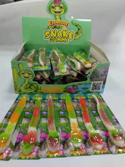 Snake Gummy Candy — Wholesale | 7g × 30pcs × 20 Box