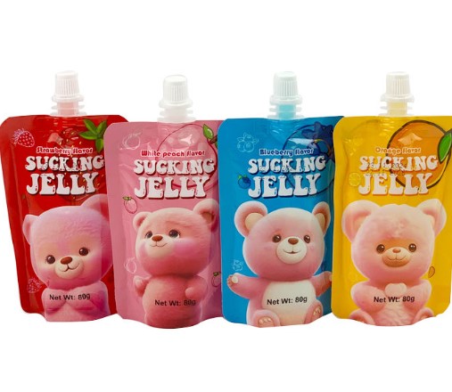 Wholesale Custom Fruit Flavor Sweet Juice Cc Sweet Jelly &amp; Pudding Candy