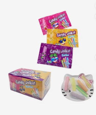The Factory Sells New 3 in 1 Mixed Fruit CC Lollipop with Powdered Sugar Compressed Sugar