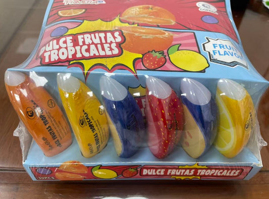 Block Shaped Fruity Powder Candy Sweet Taste Box