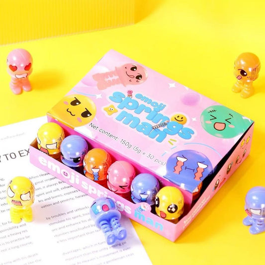 Candy Wholesale Custom Private Label Attractive Expression Toy Lollipop Fruity Kids Snack Tasty and Fun Sweet Bulk Order OEM/ODM