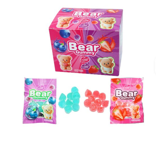 Colorful Fruit Flavored Sour Gummies