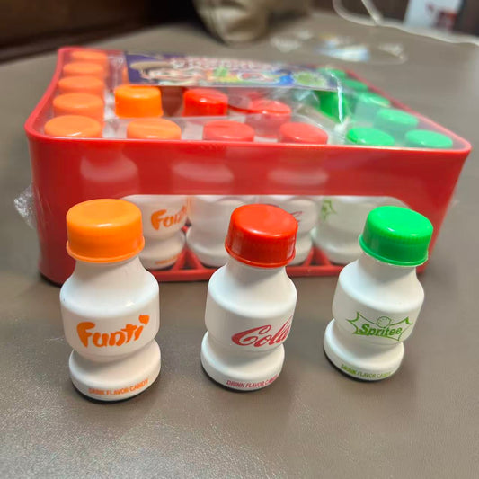 Mini Cola Drink Powder Bottle Packaging Sour Powder Candy