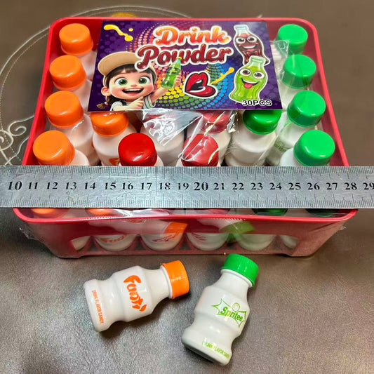 Mini Cola Drink Powder Bottle Packaging Sour Powder Candy