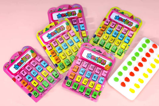 Wholesale Colorful Calculator Shape Sweet Fruit Flavor Chewy Gummy Candy
