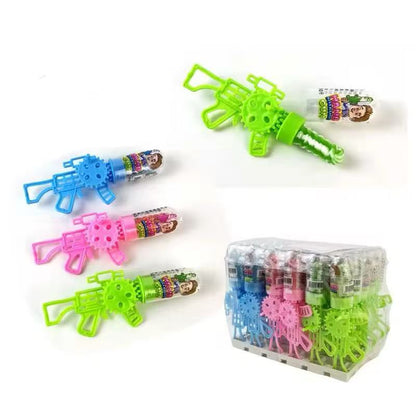 Rotating Toy Gun Lollipop Candy